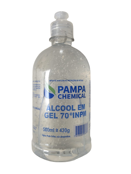Álcool Gel 500ml Pampa Chemical - Centro Sul Materiais - Porto Alegre - RS