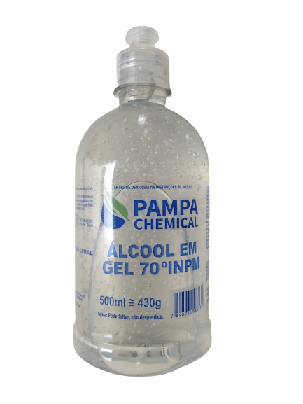 Álcool Gel 500ml Pampa Chemical